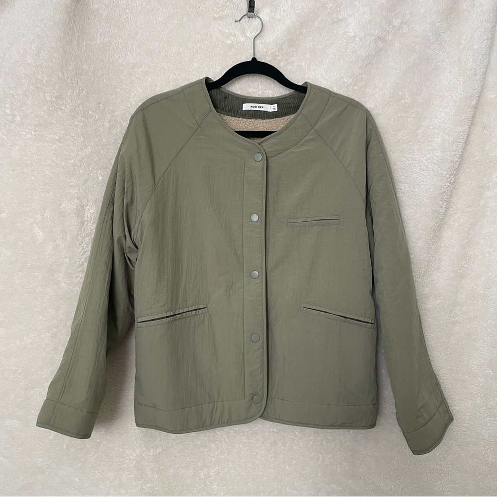 Mod Ref Nylon Jacket w/ Shearling Inner